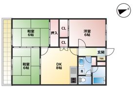 サンクレスト中央の間取り画像