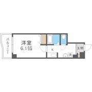 メゾンナカムラ北堀江の間取り画像