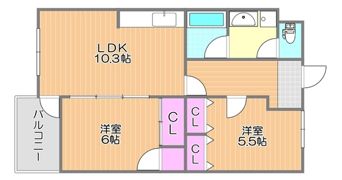 ガレリア21 Ⅱの間取り画像