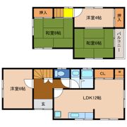 清福寺町貸家の間取り画像