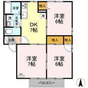 リッツハウス森松 B棟の間取り画像