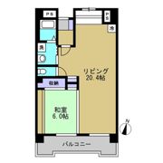 ハイヒルズクマノの間取り画像
