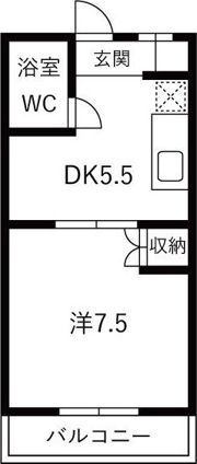 グリーンコマツの間取り画像