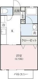 メイプルハイツK棟の間取り画像