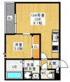 Grandtic R.I青崎の間取り画像