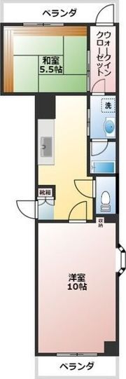 メゾンルヴールの間取り画像