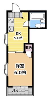 ロータリーマンション萱島の間取り画像