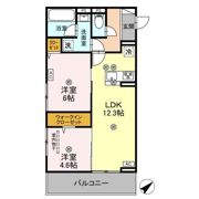 レーヴィアの間取り画像