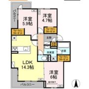 D-Crinum 竹原の間取り画像