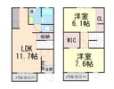 ヴィラージュ刀根山IIIの間取り画像