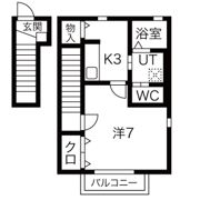 エルタスコート長町の間取り画像