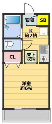 パインホームズ多摩川Ⅱの間取り画像