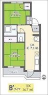 樋口マンション(淀川)の間取り画像