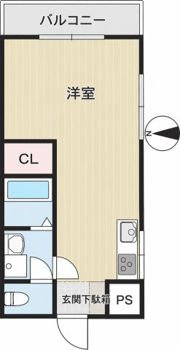 アルカディア西条の間取り画像