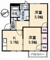 ラスティック21 B棟の間取り画像