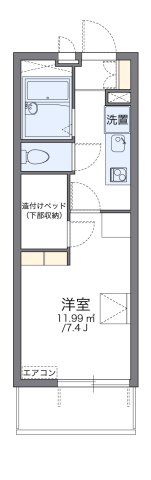 レオパレスひまわりの間取り画像