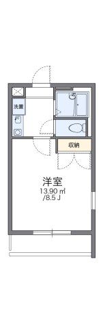 レオパレス東草津の間取り画像