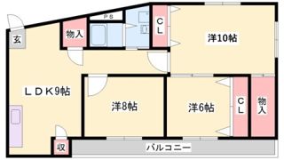 ラムール五位ノ池の間取り画像