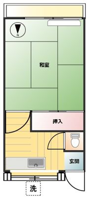 太田荘の間取り画像