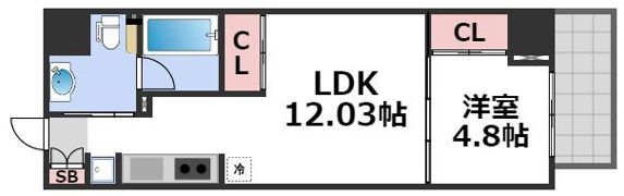 Uresidence Temmabashiの間取り画像