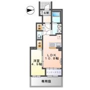 木更津市長須賀字上越戸 アパートⅢ期新築工事の間取り画像