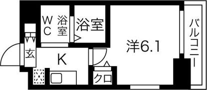 エステムプラザ品川大崎駅前レジデンシャルの間取り画像