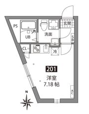 アザレア板橋の間取り画像
