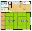 別当町長屋Aの間取り画像