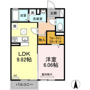 フォルトゥーナ横尾A・B B棟の間取り画像