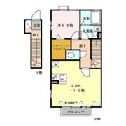ベル・ハピネスの間取り画像