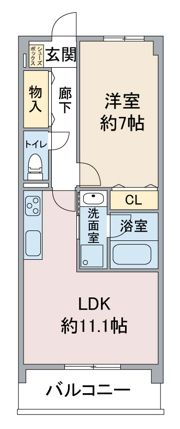 ホワイト ドエル 道徳の間取り画像
