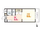 第2コーポ岡山の間取り画像