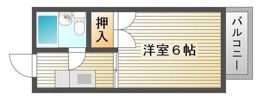 マンション津倉の間取り画像