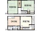 大平貸家の間取り画像