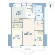 桜丘フラットの間取り画像