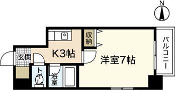 エスパシオ十日市の間取り画像