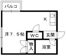 B－FLATの間取り画像