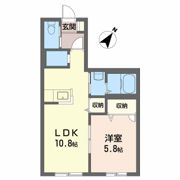 ヒカリハイツ Cの間取り画像
