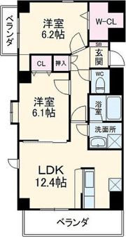 小原橋マンションの間取り画像