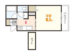 ウエスト長束の間取り画像