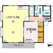 レヂデンス岡田 Bの間取り画像
