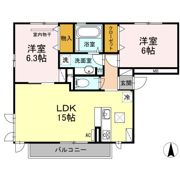 アメニティ イン 大門の間取り画像
