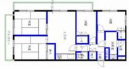 ヴィブレ黒崎 706の間取り画像