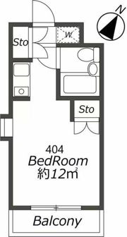 メゾン・ド・セヴェールNO．2の間取り画像