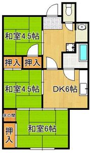 大蔵2丁目貸家の間取り画像