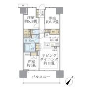 Brillia南浦和の間取り画像