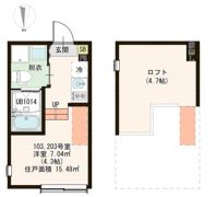 ハーモニーテラス北小岩ⅩⅧの間取り画像