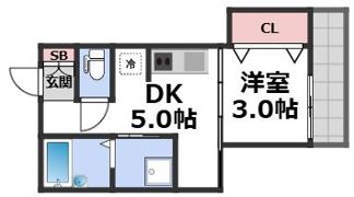ニューライフ赤坂の間取り画像
