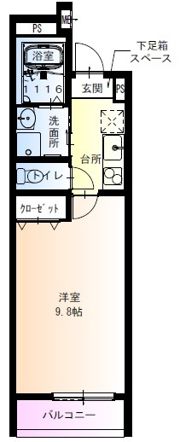 フジパレス阪急吹田駅南Ⅱ番館の間取り画像
