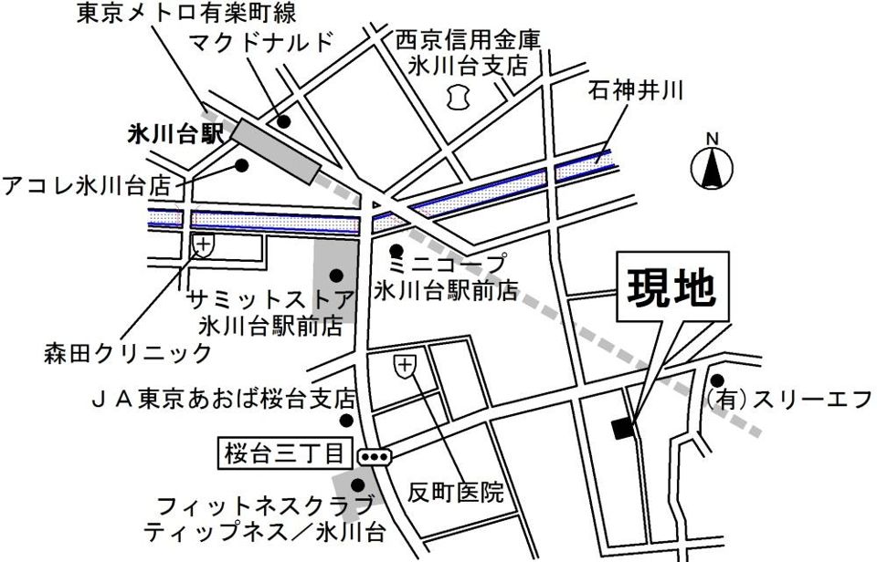 近くに施設あり